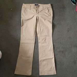 American Eagle Khaki Stretch Pants